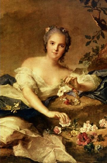Jean Marc Nattier Portrait of Anne Henriette of France Germany oil painting art